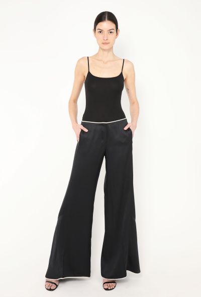 Chanel Resort 2009 Flared Charmeuse Pants - 1 Chanel Resort 2009 Flared Charmeuse Pants - 1