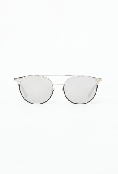 Modern Designers Linda Farrow Mirrored Aviator Sunglasses - 1