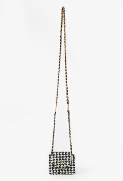 Chanel Tweed Mini Houndstooth Crossbody, 2019 - 1
