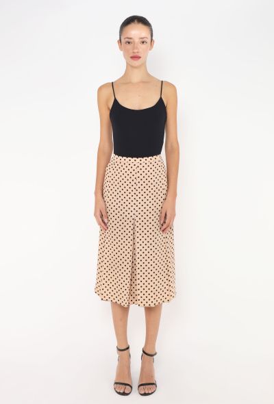 Saint Laurent Early '70s Polka Dot Skirt - 1 Saint Laurent Early '70s Polka Dot Skirt - 1
