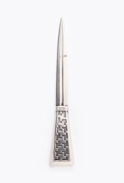 Dior Vintage Houndstooth Letter Opener - 2 Dior Vintage Houndstooth Letter Opener - 2