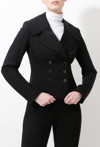                                         Classic Fitted Wool Jacket -2