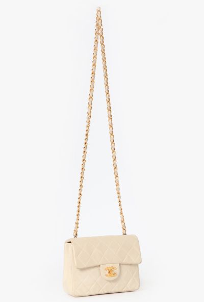 Chanel White Mini Square Timeless Bag - 2