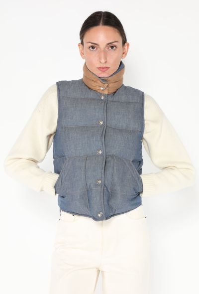 Loro Piana 2023 Lance Chambray Cashmere Vest - 1