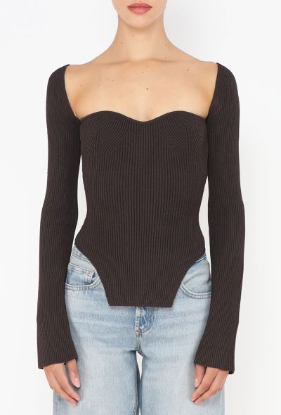 Khaite 2020 Maddy Ribbed Top - 1 Khaite 2020 Maddy Ribbed Top - 1