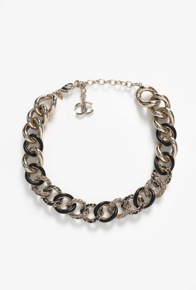 Chanel S/S 2020 Chainlink Choker Necklace - 1