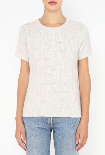 Hermès Cashmere Cableknit Top - 1 Hermès Cashmere Cableknit Top - 1