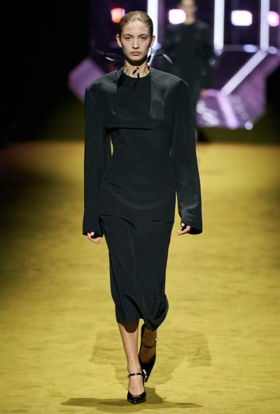 Prada Feather Collar Dress, F/W 2022 - 2