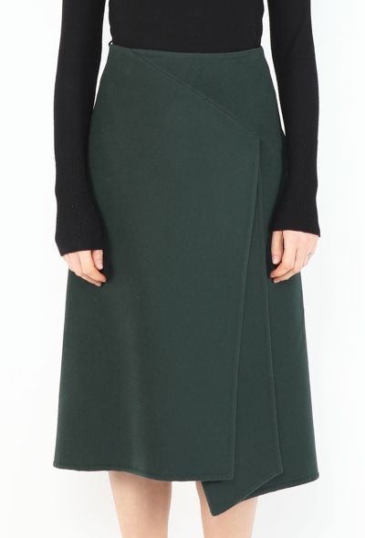 Céline Pleated Trompe l'Œil Skirt - 2