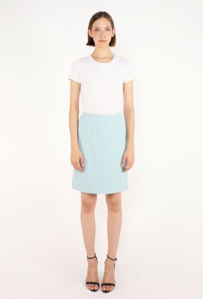 Chanel Pastel Bouclé Tweed Skirt, 1997 - 1