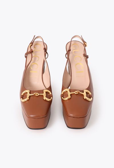 Gucci 2024 Horsebit Platform Slingbacks - 2 Gucci 2024 Horsebit Platform Slingbacks - 2