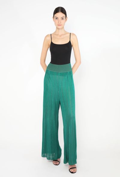 Alaïa S/S 1990 Ribbed Palazzo Pants - 1 Alaïa S/S 1990 Ribbed Palazzo Pants - 1