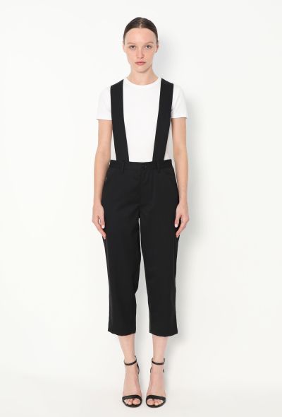 Comme des Garçons 2018 Cropped Suspender Pants - 2 Comme des Garçons 2018 Cropped Suspender Pants - 2