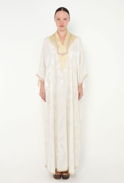 World Treasures Authentic Embroidered Jacquard Kaftan - 1 World Treasures Authentic Embroidered Jacquard Kaftan - 1