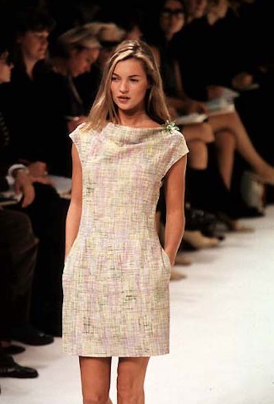                             S/S 1998 Multicolor Tweed Dress - 2