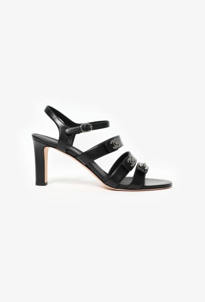                                         Turnlock &#039;CC&#039; Leather Sandals-1