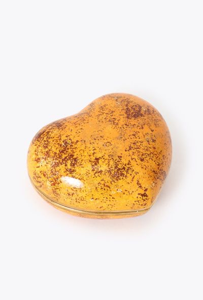 Dior Vintage Porcelain Heart Box - 1 Dior Vintage Porcelain Heart Box - 1