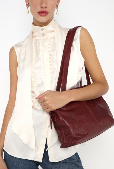 Chanel Vintage CC Shopping Tote Bag - 2 Chanel Vintage CC Shopping Tote Bag - 2