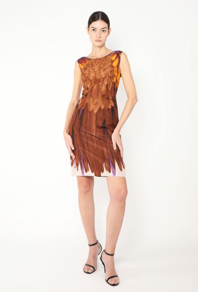 Prada S/S 2005 Silk Feather Dress - 1 Prada S/S 2005 Silk Feather Dress - 1