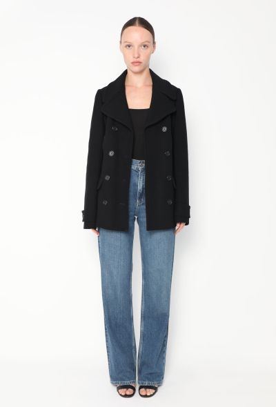 Prada Classic Double-Breasted Peacoat - 2 Prada Classic Double-Breasted Peacoat - 2