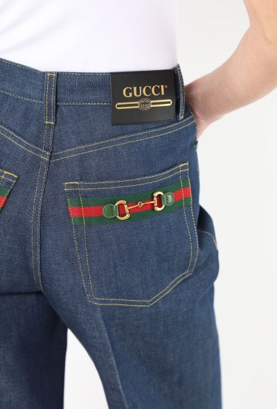 Gucci 2021 Flared Horsebit Jeans - 1