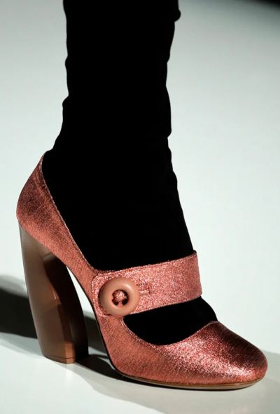 Prada F/W 2011 Iridescent Mary Jane Pumps - 2