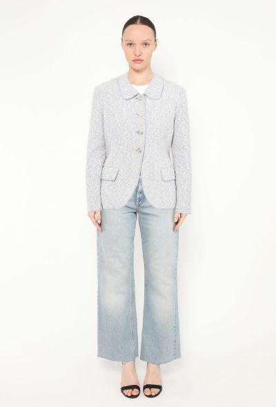 Chanel 1996 Bouclé Tweed 'CC' Jacket - 2 Chanel 1996 Bouclé Tweed 'CC' Jacket - 2