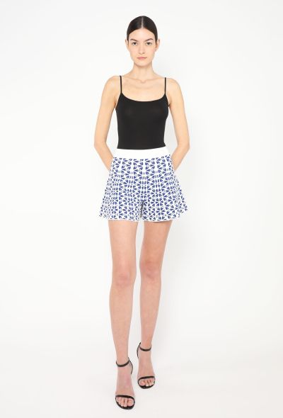 Alexander McQueen Flared Jacquard Shorts - 2 Alexander McQueen Flared Jacquard Shorts - 2