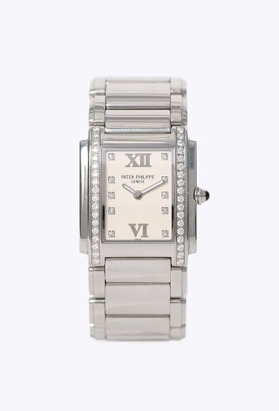 Patek Philippe Vintage Twenty~4 Stainless Steel & Diamond Watch - 2