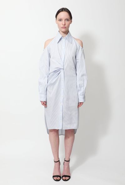 Christian Dior S/S 2014 Open Shoulder Shirt Dress - 1
