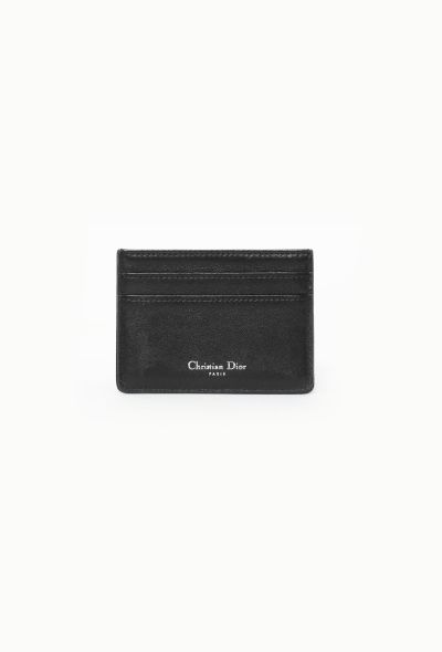 Christian Dior Black Diorama Card Holder - 2 Christian Dior Black Diorama Card Holder - 2