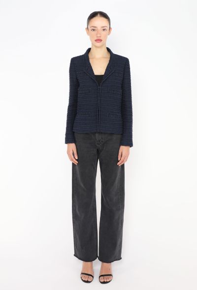 Chanel Bouclé Notched Jacket - 2 Chanel Bouclé Notched Jacket - 2