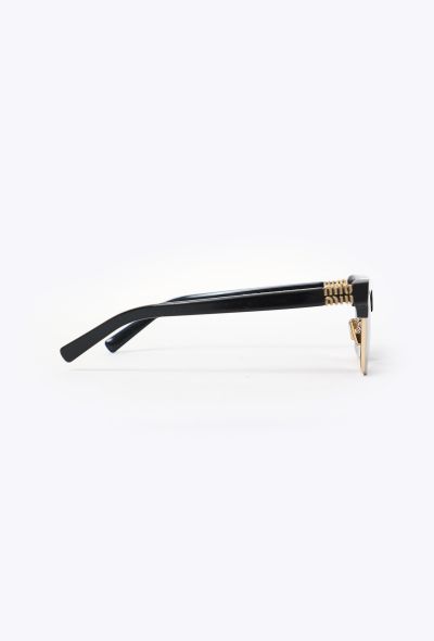 Miu Miu 2024 Square Logo Trim Sunglasses - 2