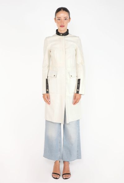 Gucci Bicolor Leather Coat, F/W 2000 - 1