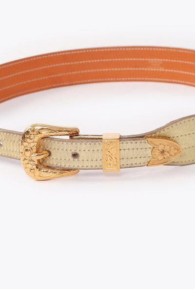 Hermès Vintage Embellished Western Belt - 2