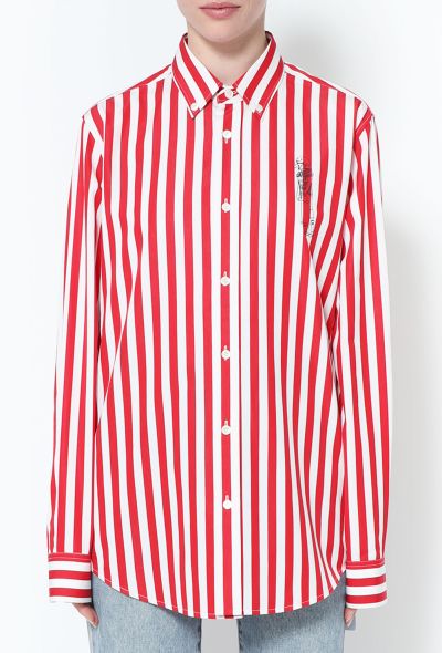                             2021 Striped Cotton Shirt - 1