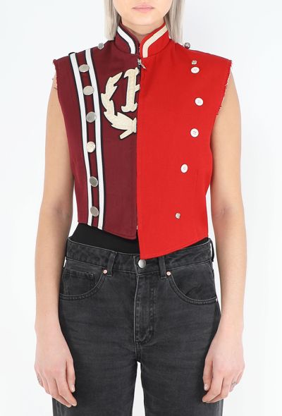 Maison Margiela RARE S/S 2005 Artisanal Upcycled Military Vest - 2