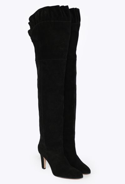 Chloé Eve Ruffled Thigh-High Boots, 2024 - 2