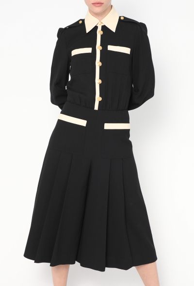 Céline 2023 Pleated Culotte Jumpsuit - 2