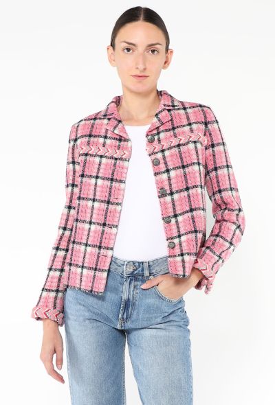 Chanel S/S 2024 Braided Trim Tweed Jacket - 1
