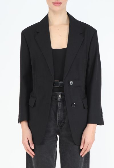 Prada S/S 2022 Tailored Belted Blazer - 1