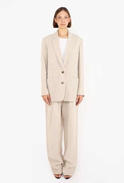 Céline Belted Linen Suit, Resort 2014 - 1