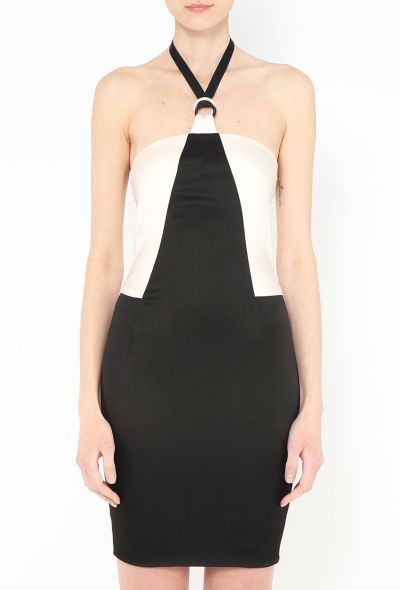 Chanel 2012 Bicolor Crêpe Halter Dress - 2 Chanel 2012 Bicolor Crêpe Halter Dress - 2