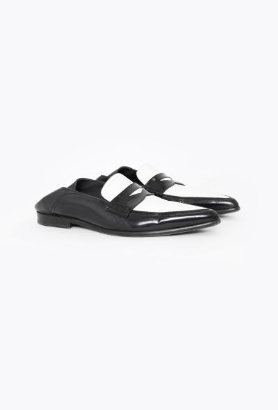 Loewe 2020 Folded Leather Penny Loafers - 2 Loewe 2020 Folded Leather Penny Loafers - 2