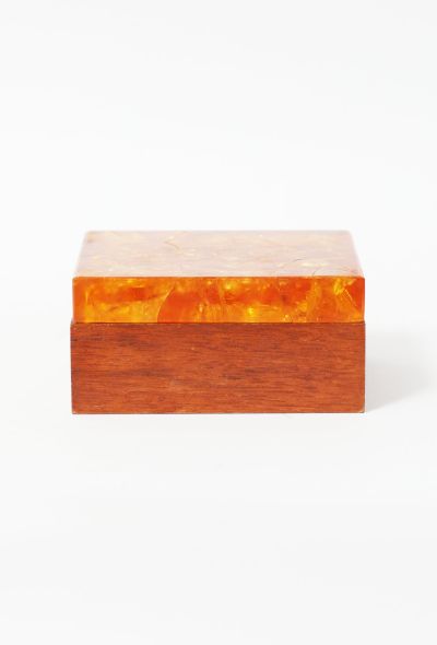                                         '70s Fractal Resin Wood Box -2