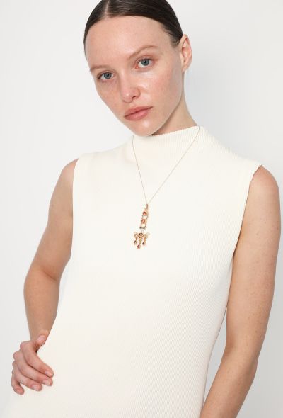 Vintage Fine Jewelry 18k Yellow Gold Holy Spirit of Aurillac Necklace - 2 Vintage Fine Jewelry 18k Yellow Gold Holy Spirit of Aurillac Necklace - 2