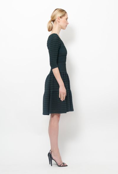 Alaïa Green Stretch Dress - 2