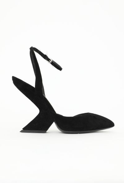 Christian Dior F/W 2013 Sculpted Velvet Heels - 1