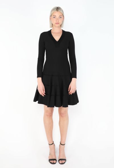 Alaïa Chenille Trim Skater Dress - 2