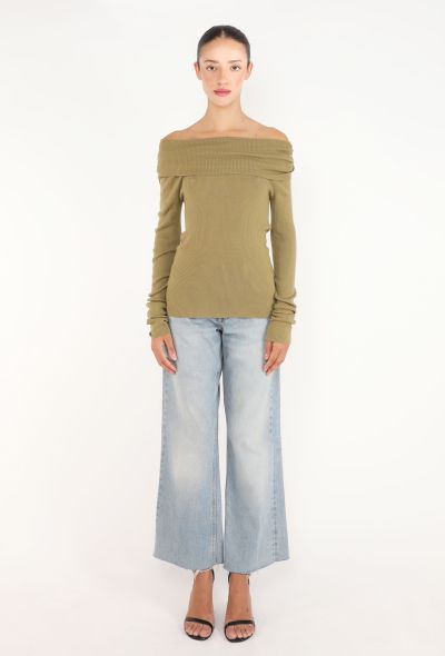 Phoebe Philo Ribbed Off-Shoulder Top, 2026 - 2